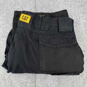 CAT Caterpillar Trademark Trouser 30x34 Utility Pants Tool Pockets Canvas Work